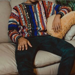 Vintage Cotton Traders Coogi Style Sweater